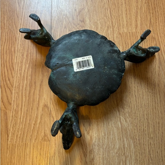 Vintage Brass Frog Planter - Picture 7 of 15